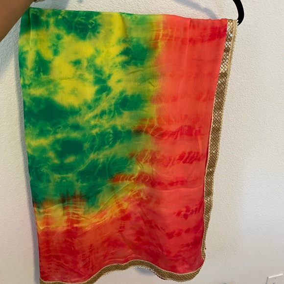 Selling White Anarkali w/ pants and chunni/ dupatta. Pictured in the middle - Picture 3 of 6